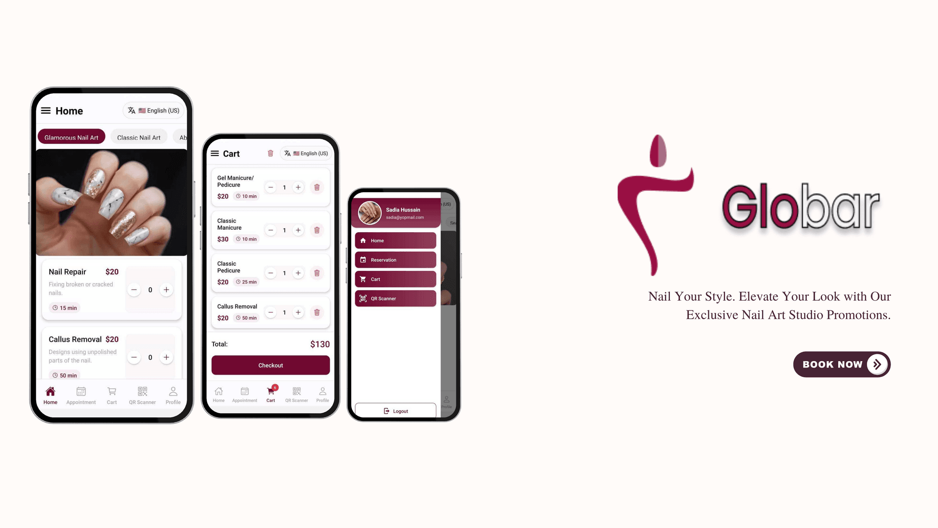 Glo Bar — Multi-tenant salon POS